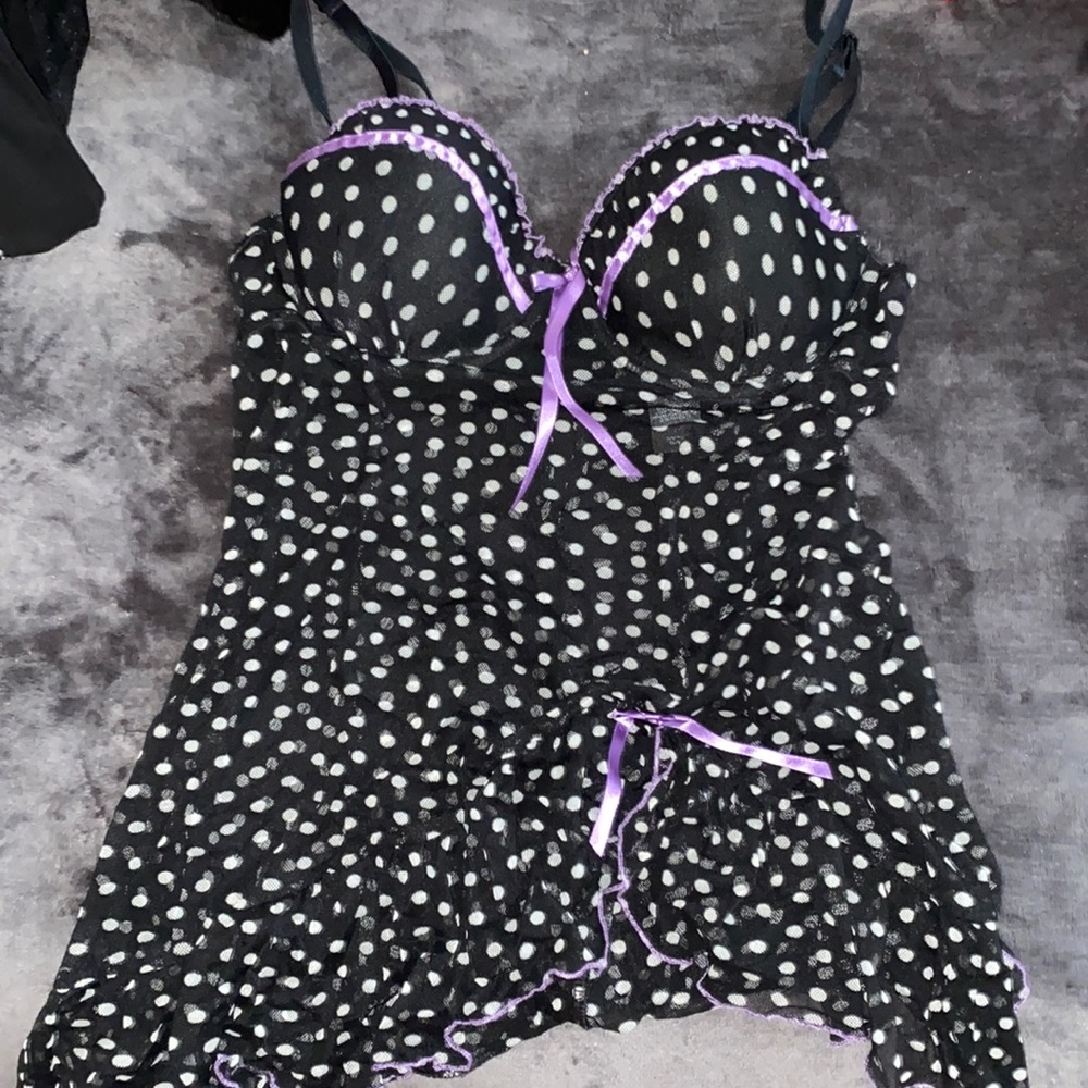Polka dot baby doll